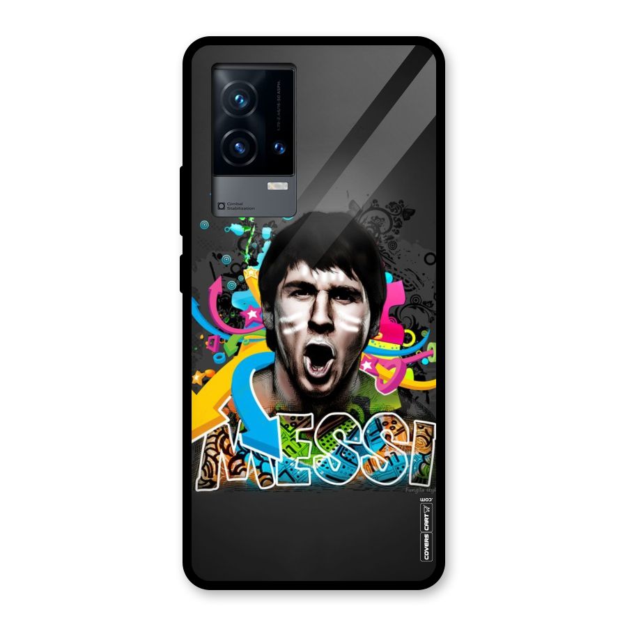 Messi For Argentina Glass Back Case for iQOO 9 5G