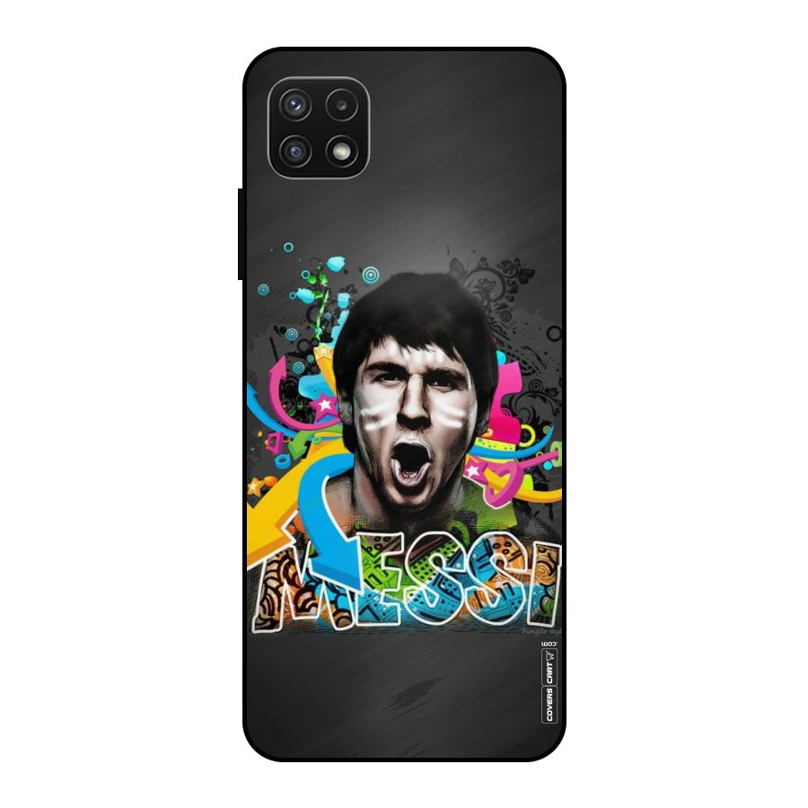 Messi For Argentina Metal Back Case for Galaxy A22 5G