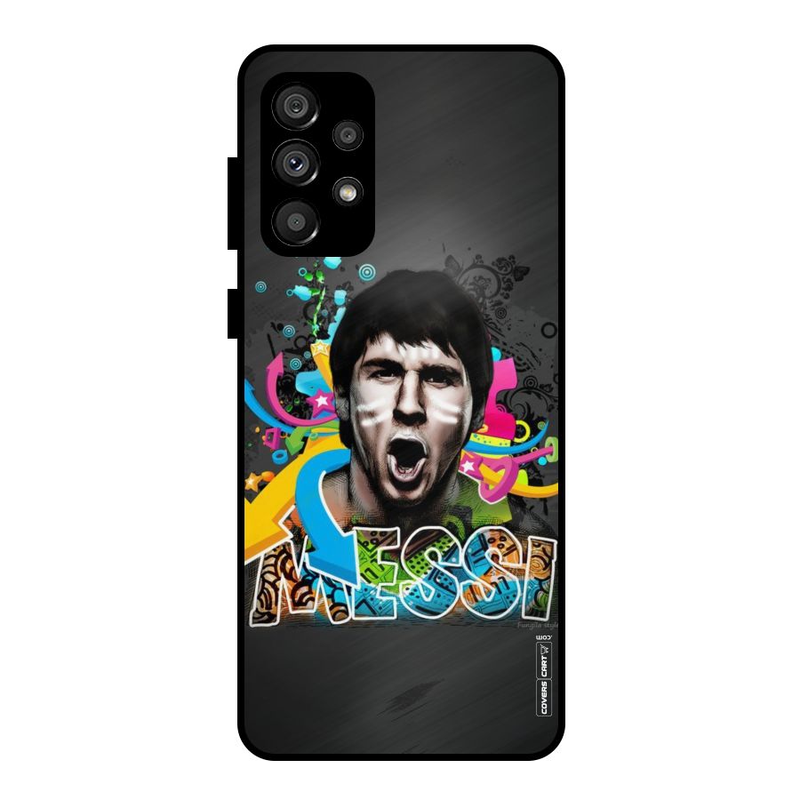Messi For Argentina Metal Back Case for Galaxy A73 5G