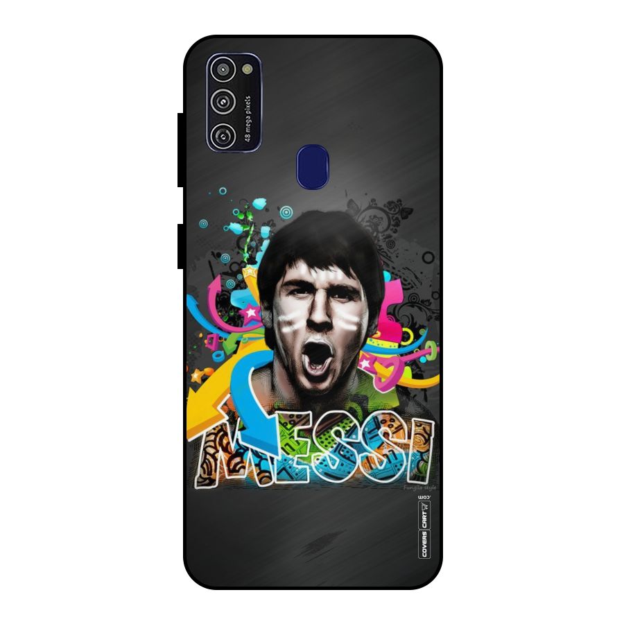 Messi For Argentina Metal Back Case for Galaxy M21