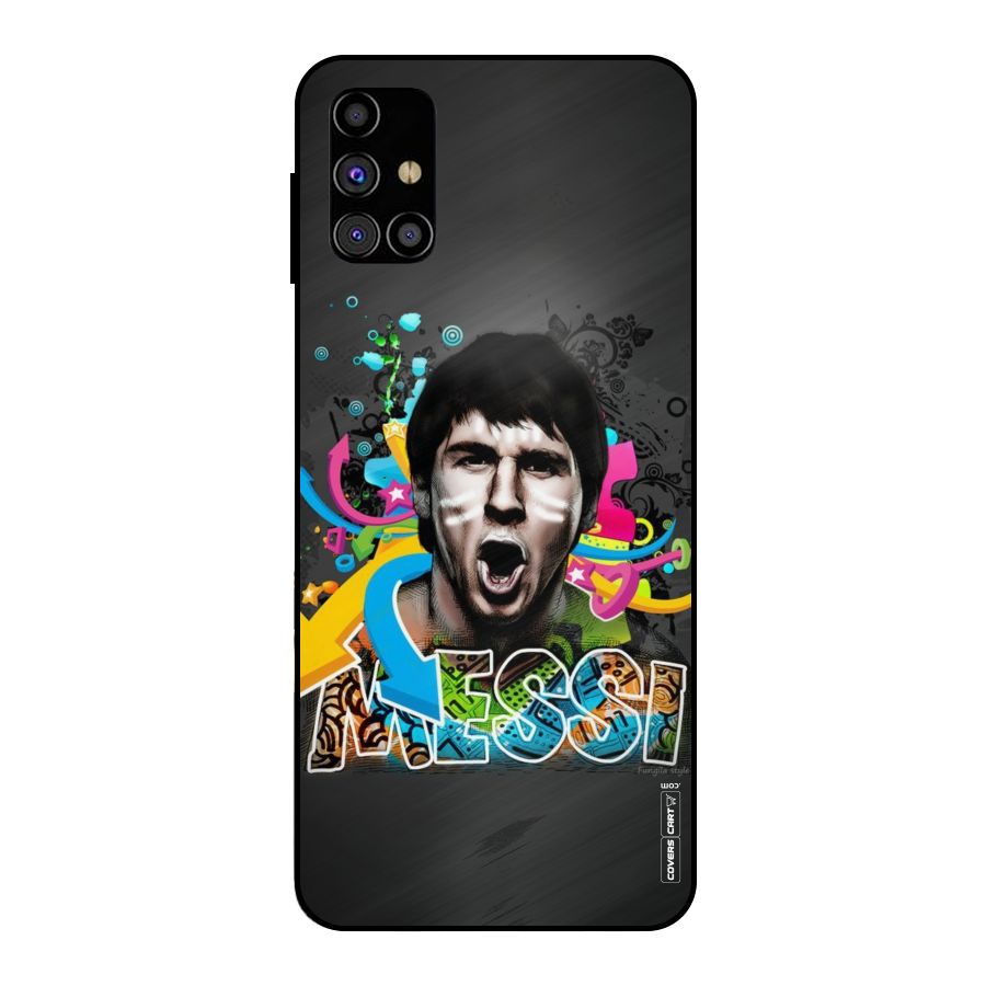 Messi For Argentina Metal Back Case for Galaxy M31s