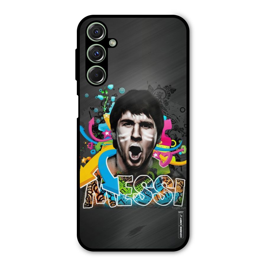 Messi For Argentina Metal Back Case for Galaxy M34