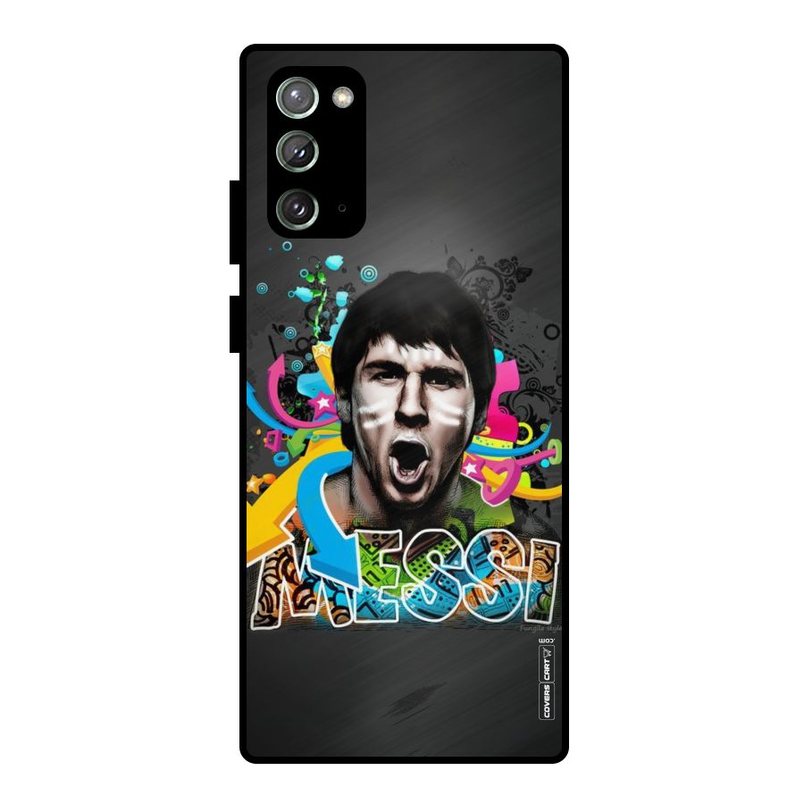 Messi For Argentina Metal Back Case for Galaxy Note 20