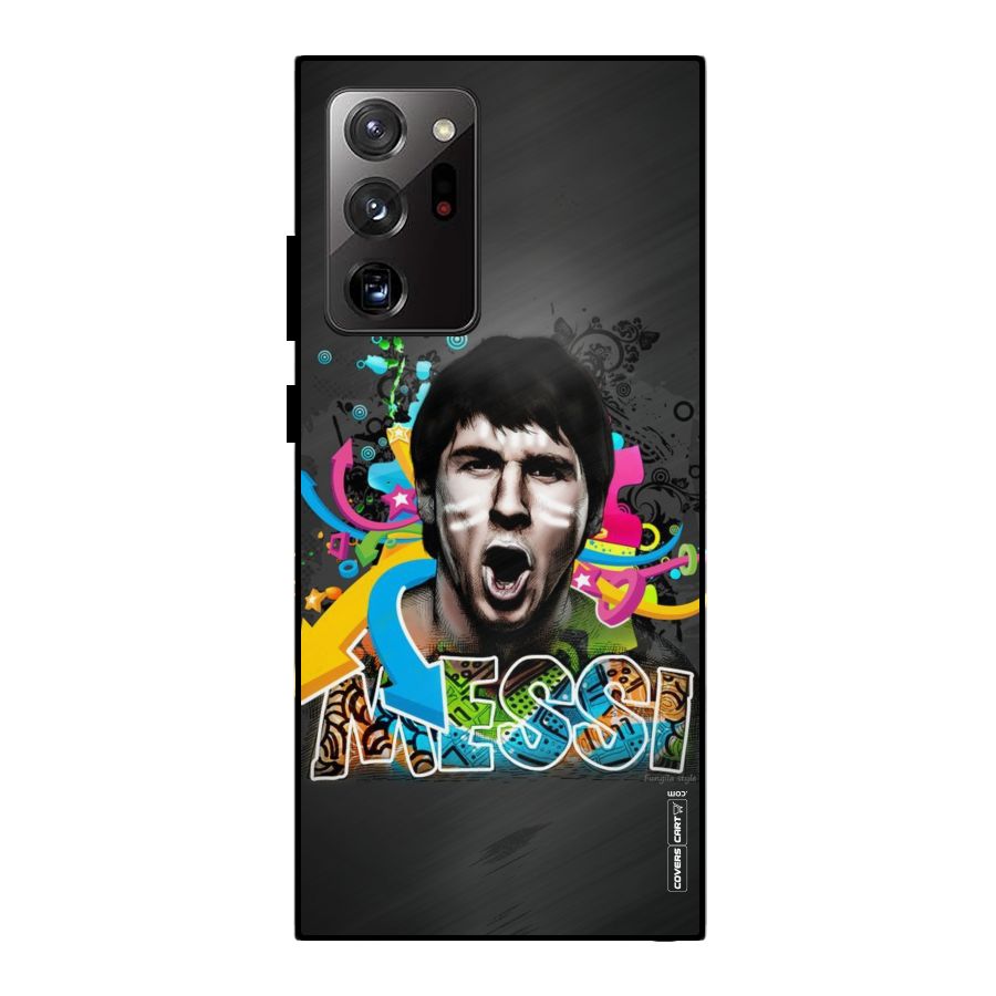 Messi For Argentina Metal Back Case for Galaxy Note 20 Ultra