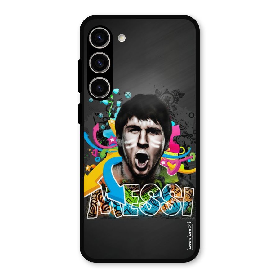 Messi For Argentina Metal Back Case for Galaxy S23 Plus