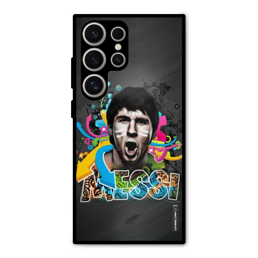 Messi For Argentina Metal Back Case for Galaxy S24 Ultra