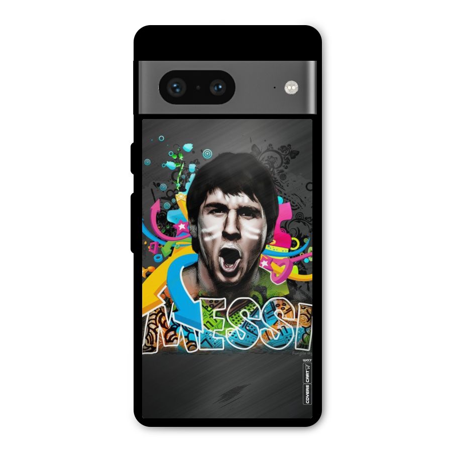 Messi For Argentina Metal Back Case for Google Pixel 7