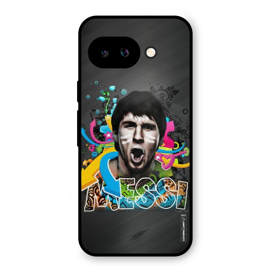 Messi For Argentina Metal Back Case for Google Pixel 9a