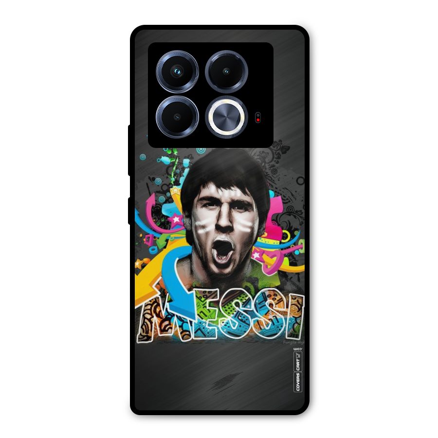 Messi For Argentina Metal Back Case for Infinix Note 40 5G