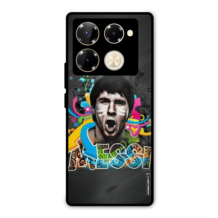 Messi For Argentina Metal Back Case for Infinix Note 40 Pro