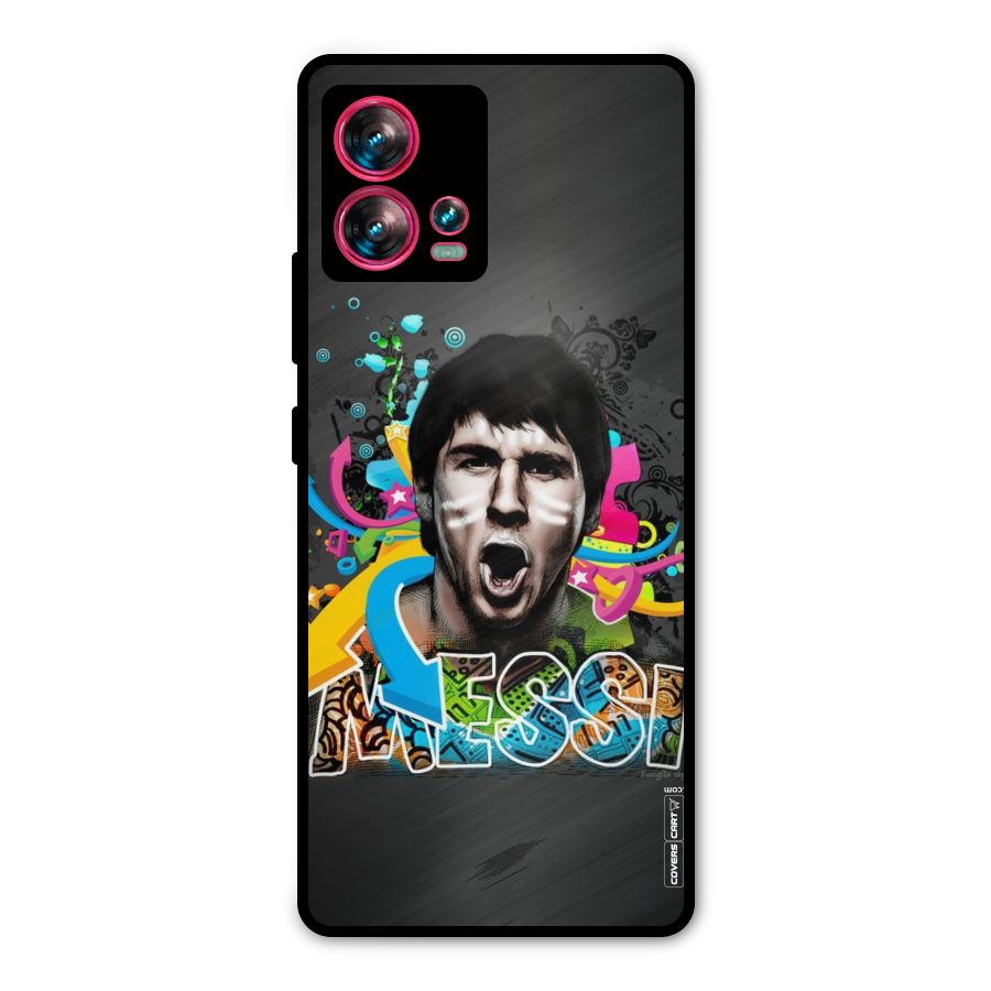 Messi For Argentina Metal Back Case for Motorola Edge 30 Fusion