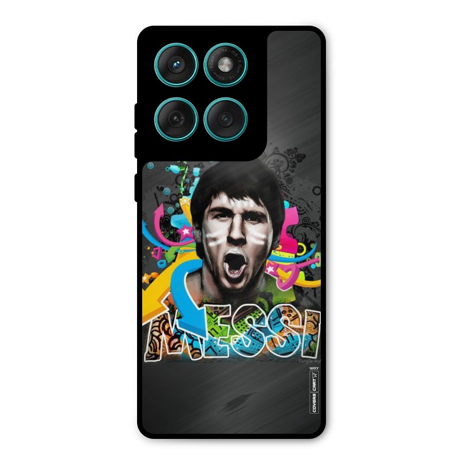 Messi For Argentina Metal Back Case for Motorola Edge 60 Fusion