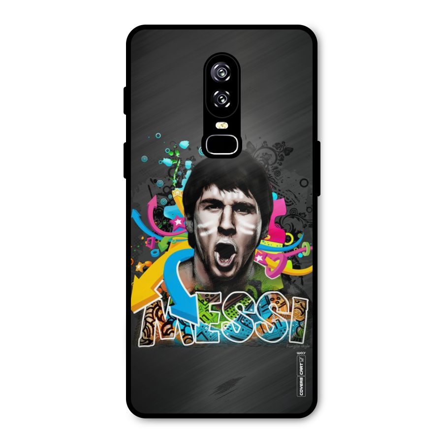 Messi For Argentina Metal Back Case for OnePlus 6