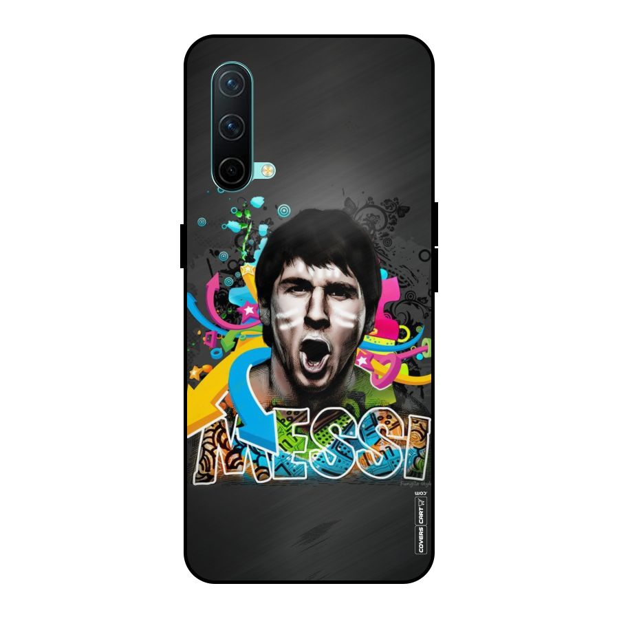 Messi For Argentina Metal Back Case for OnePlus Nord CE 5G
