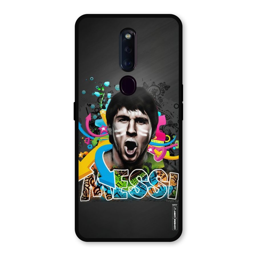 Messi For Argentina Metal Back Case for Oppo F11 Pro