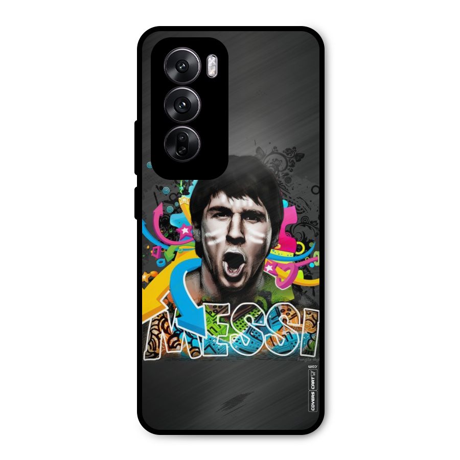Messi For Argentina Metal Back Case for Oppo Reno12