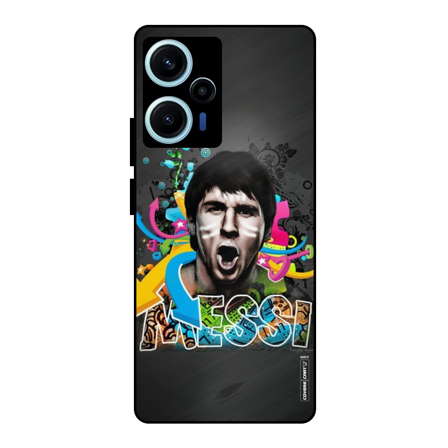 Messi For Argentina Metal Back Case for Poco F5