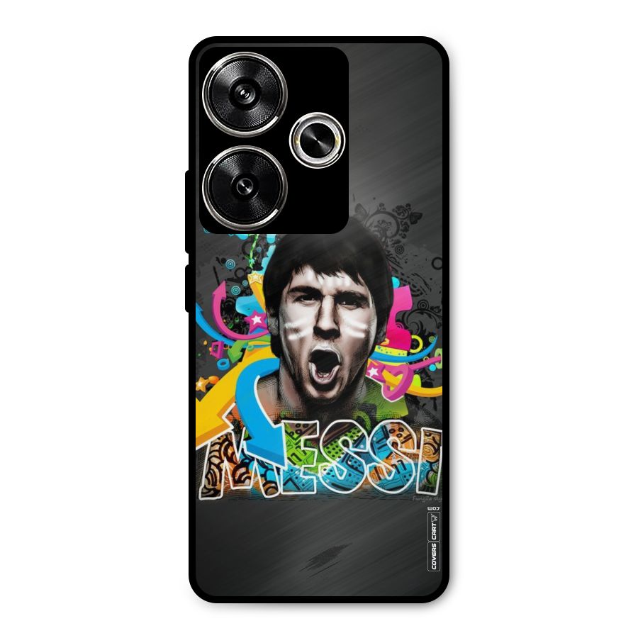 Messi For Argentina Metal Back Case for Poco F6