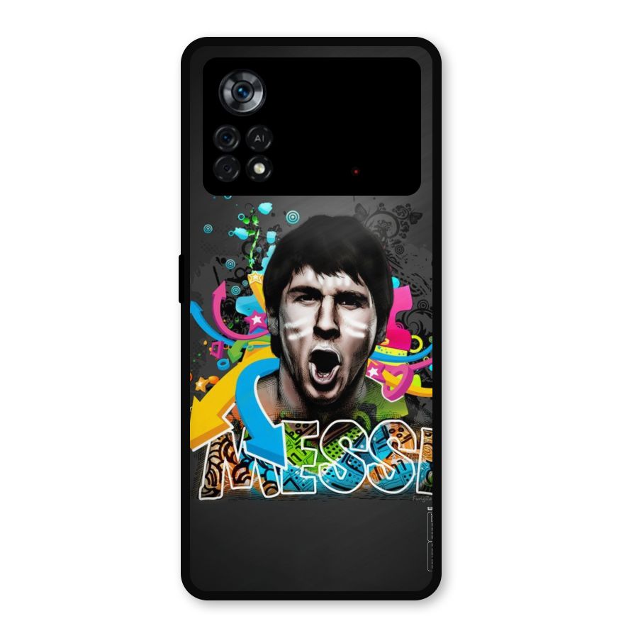 Messi For Argentina Metal Back Case for Poco X4 Pro 5G