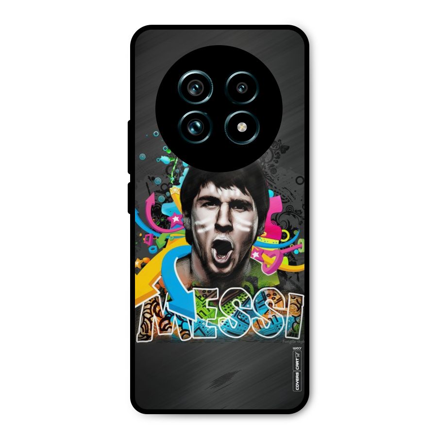 Messi For Argentina Metal Back Case for Realme 13 Pro Plus