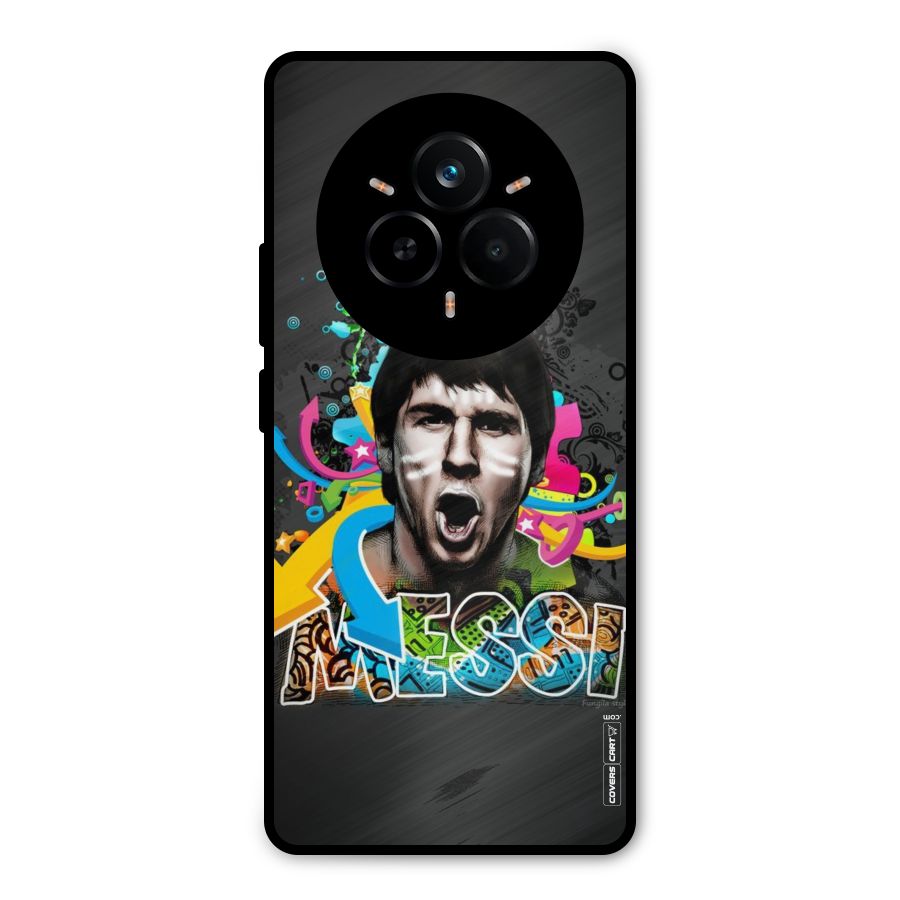 Messi For Argentina Metal Back Case for Realme 14 Pro