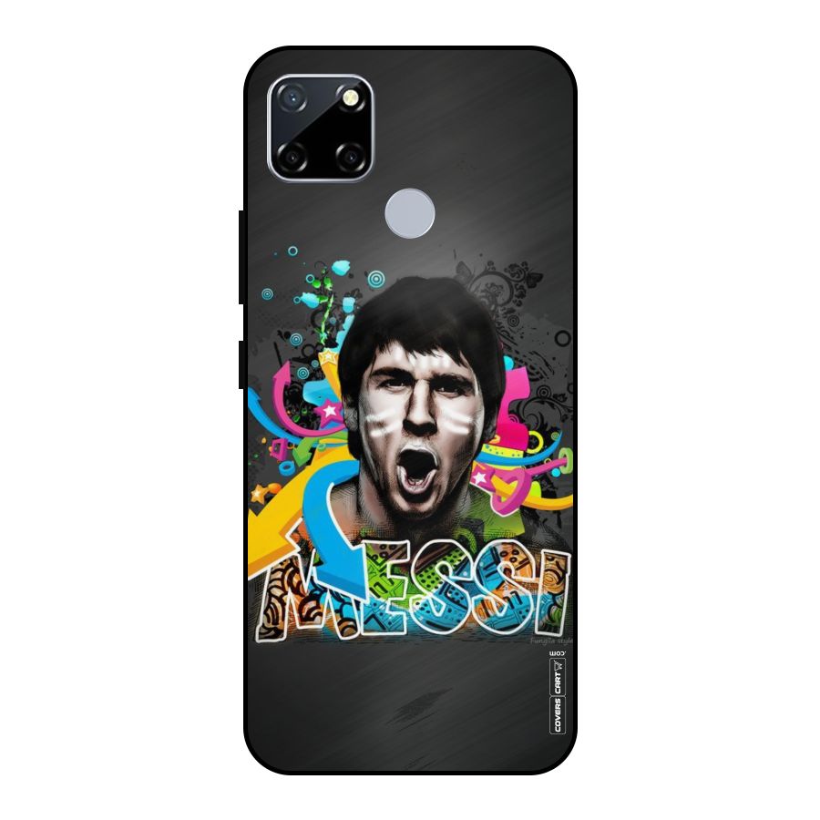 Messi For Argentina Metal Back Case for Realme Narzo 20