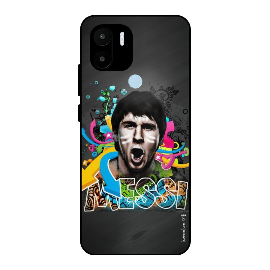 Messi For Argentina Metal Back Case for Redmi A1+
