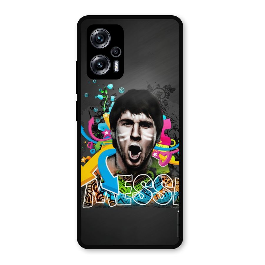 Messi For Argentina Metal Back Case for Redmi K50i