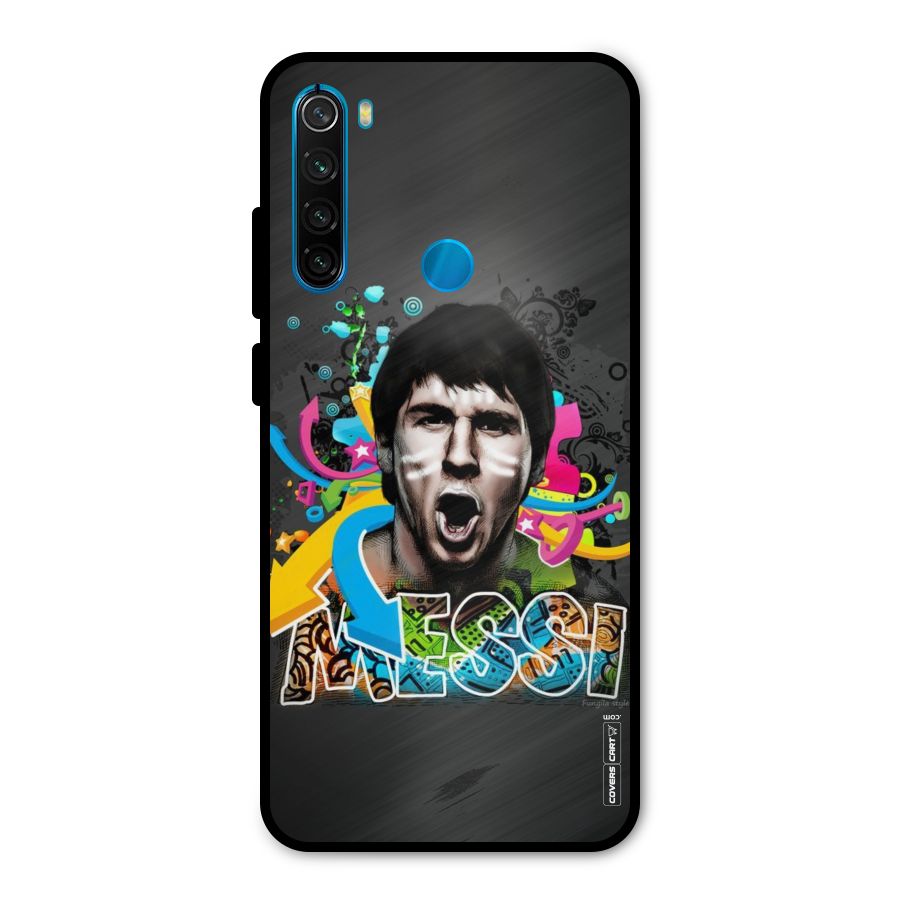 Messi For Argentina Metal Back Case for Redmi Note 8