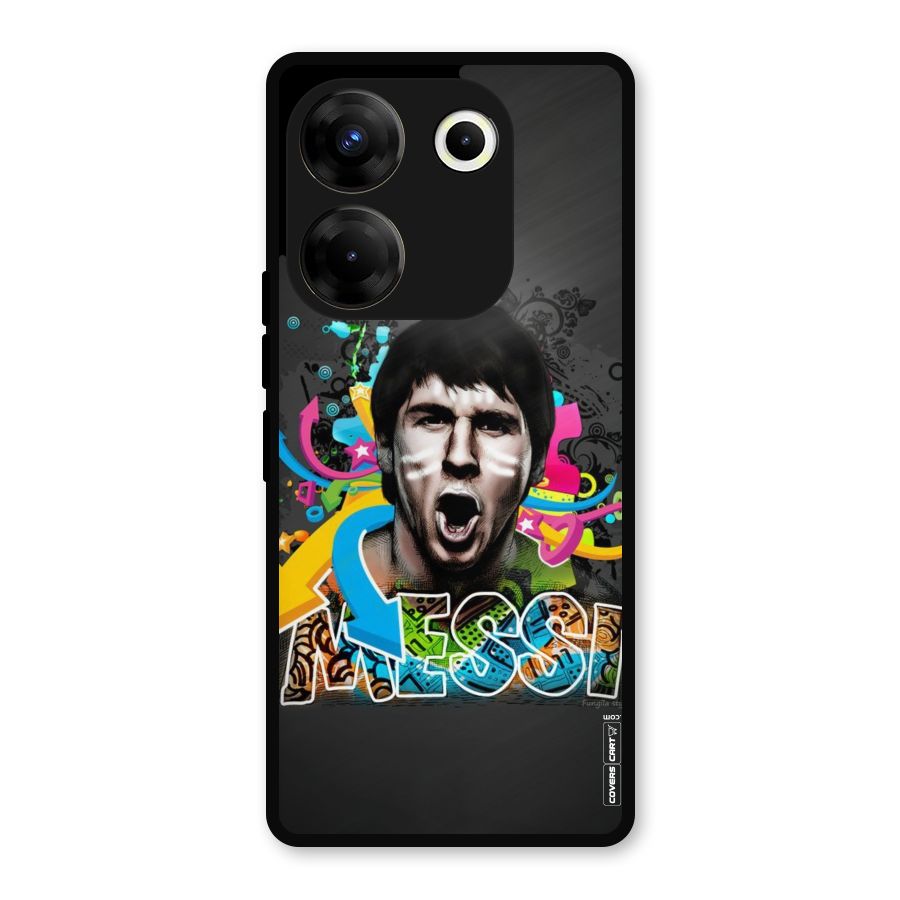 Messi For Argentina Metal Back Case for Tecno Camon 20 Pro