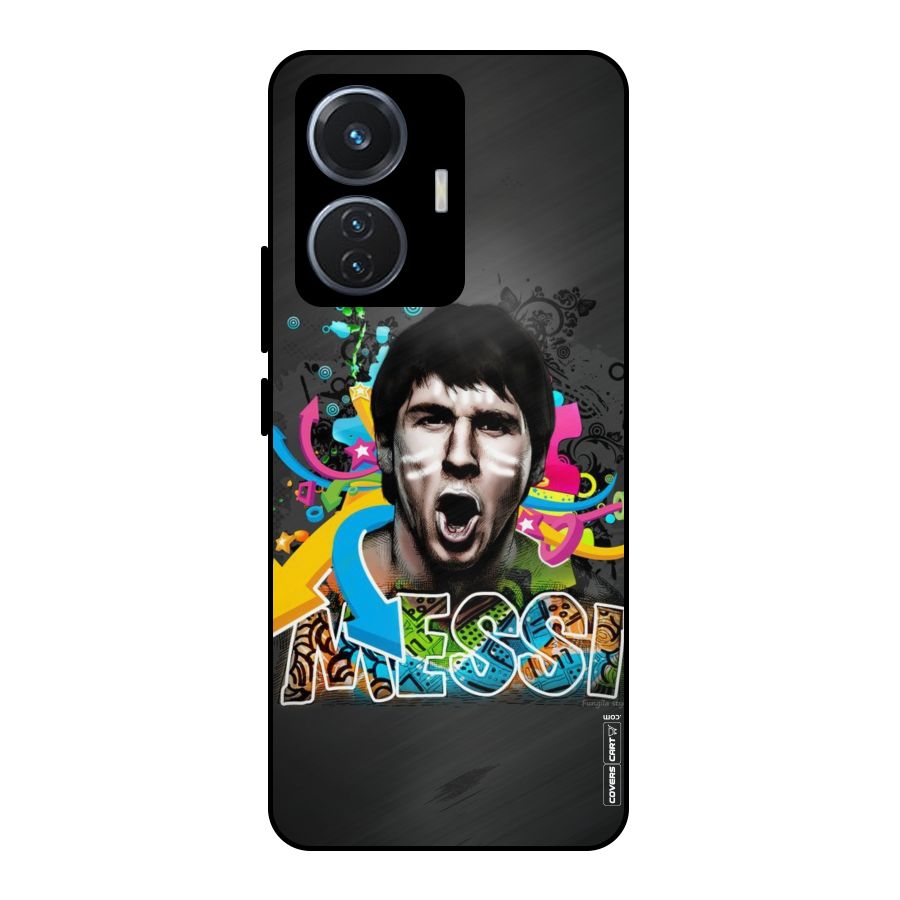 Messi For Argentina Metal Back Case for Vivo T1 44W