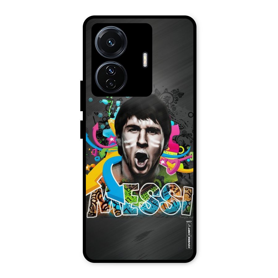 Messi For Argentina Metal Back Case for Vivo T1 Pro