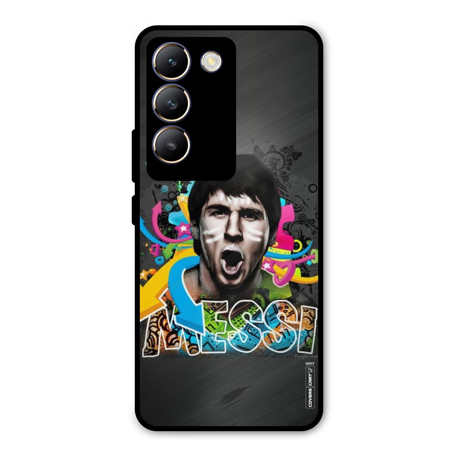 Messi For Argentina Metal Back Case for Vivo T3 5G