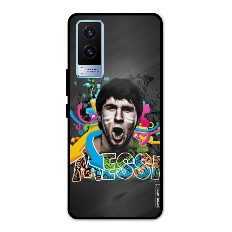 Messi For Argentina Metal Back Case for Vivo V21e 5G