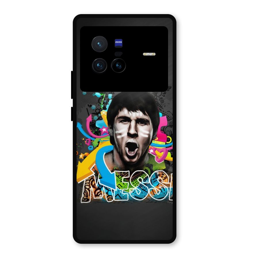 Messi For Argentina Metal Back Case for Vivo X80