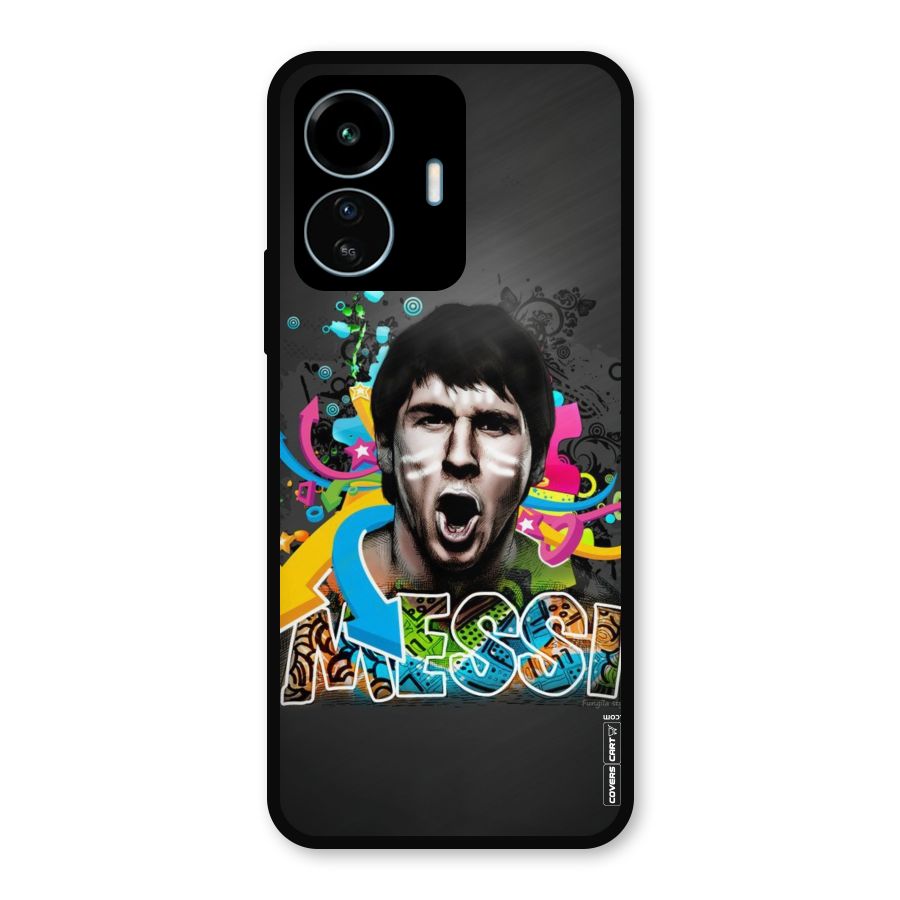 Messi For Argentina Metal Back Case for vivo iQOO Z6 Lite 5G