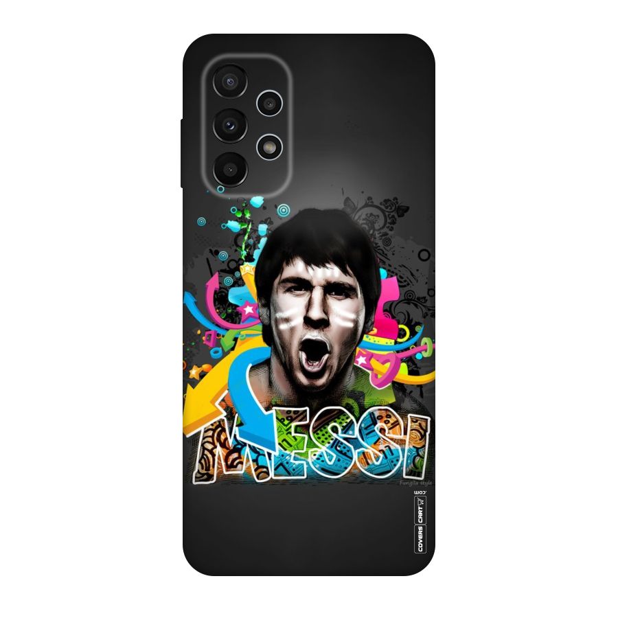 Messi For Argentina Original Polycarbonate Back Case for Galaxy A23