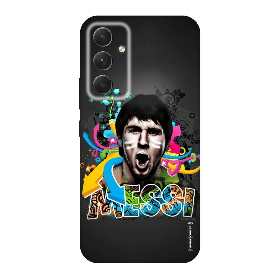 Messi For Argentina Original Polycarbonate Back Case for Galaxy A54
