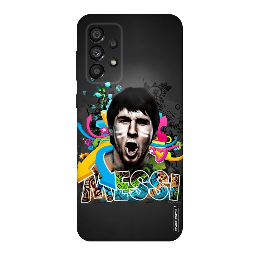 Messi For Argentina Original Polycarbonate Back Case for Galaxy A73 5G