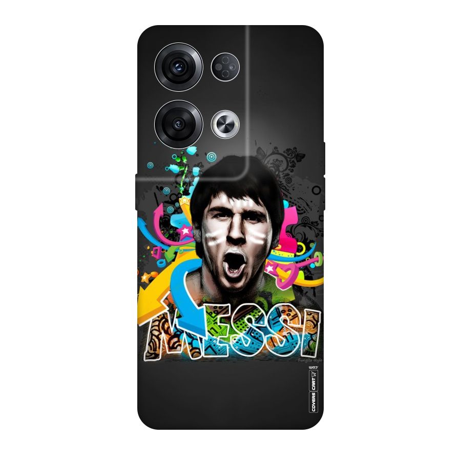Messi For Argentina Original Polycarbonate Back Case for Oppo Reno8 Pro 5G