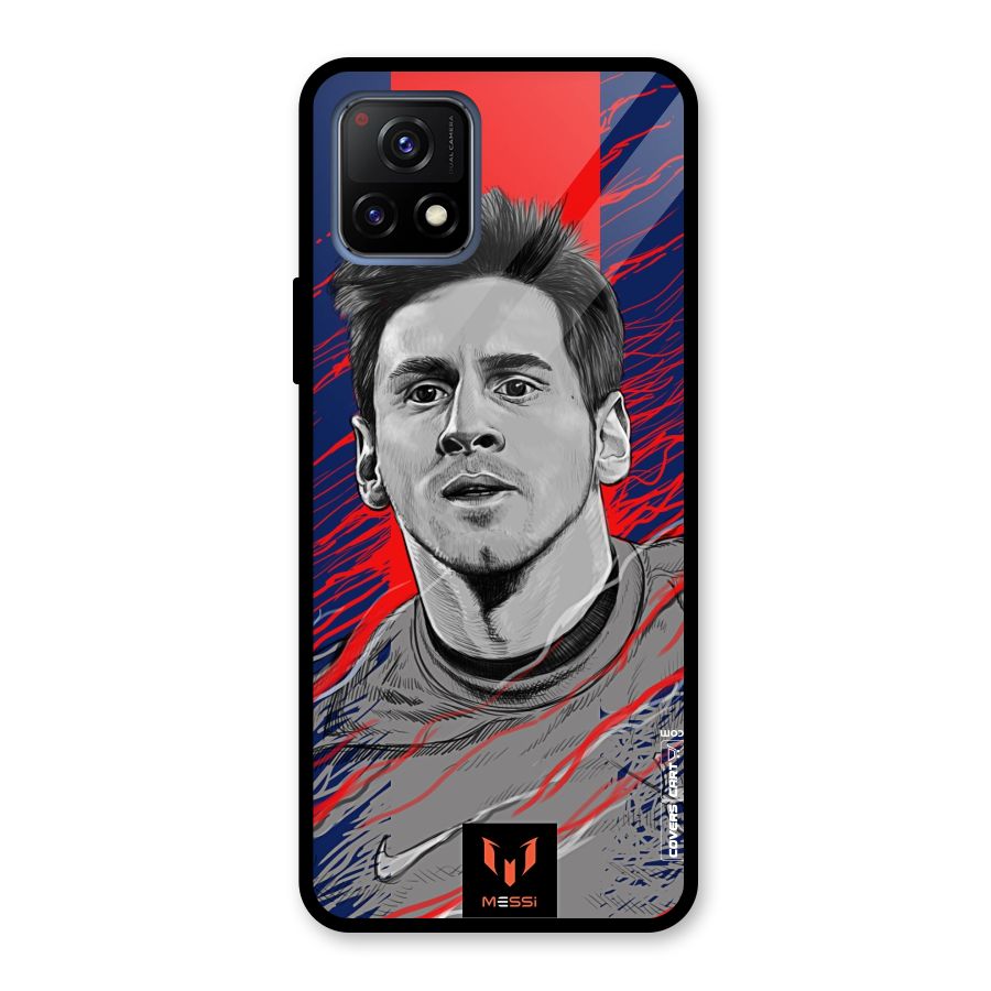 Messi For FCB Glass Back Case for Vivo Y72 5G
