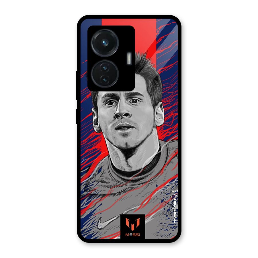 Messi For FCB Glass Back Case for iQOO Z6 44W