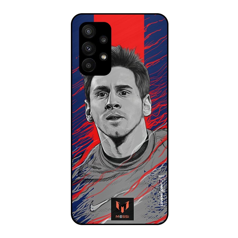 Messi For FCB Metal Back Case for Galaxy A23