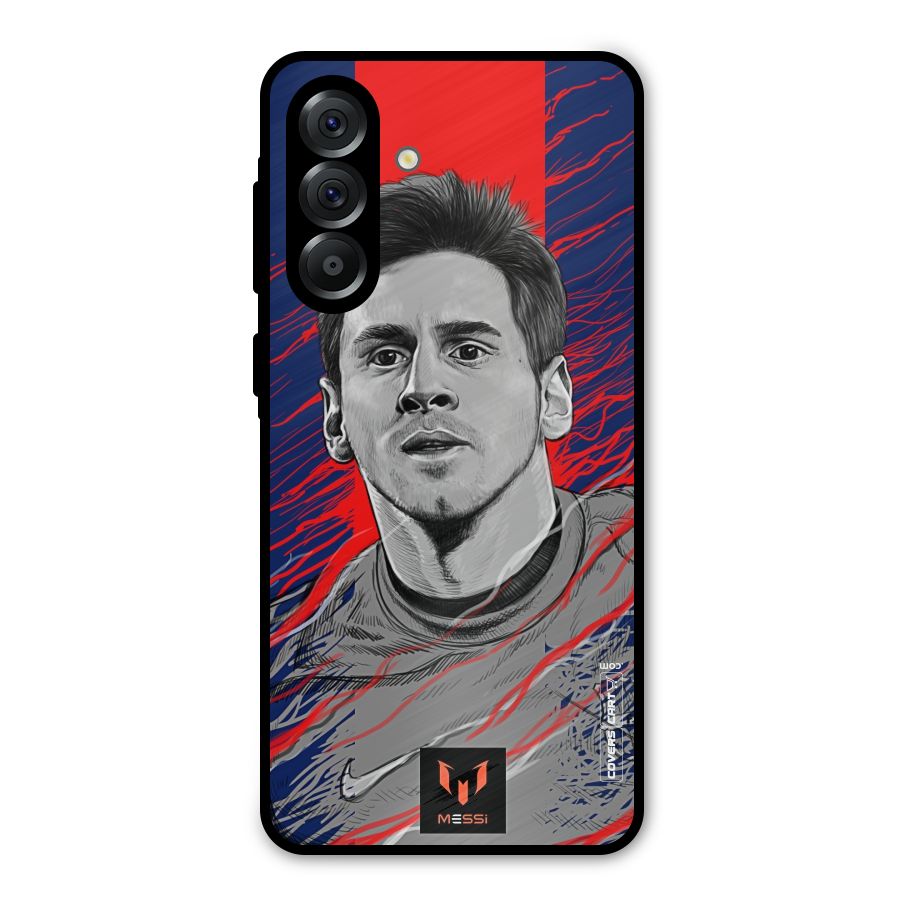 Messi For FCB Metal Back Case for Galaxy A36