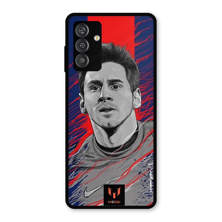 Messi For FCB Metal Back Case for Galaxy F13