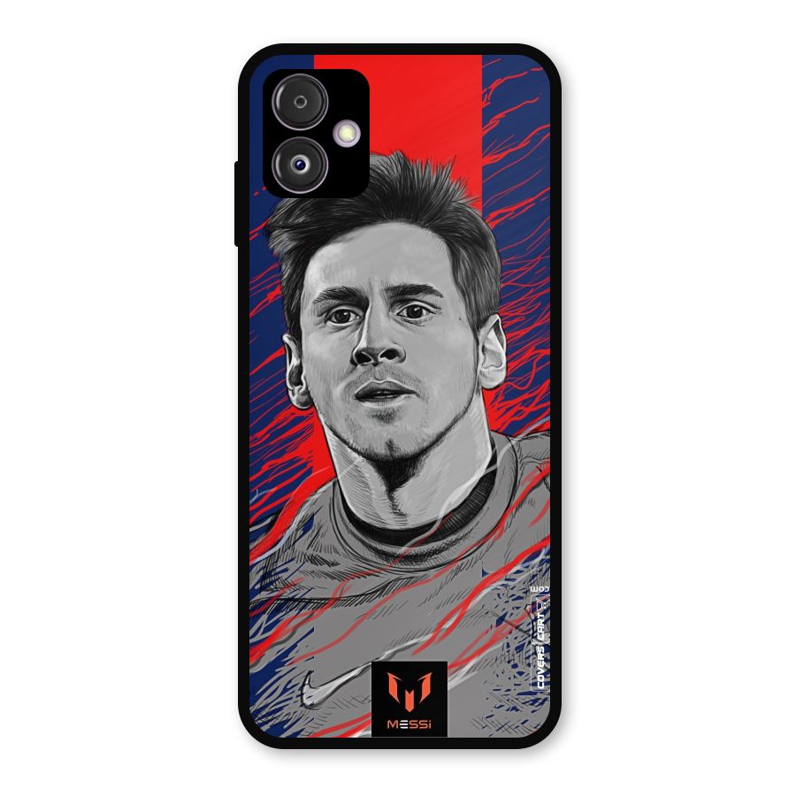 Messi For FCB Metal Back Case for Galaxy F14