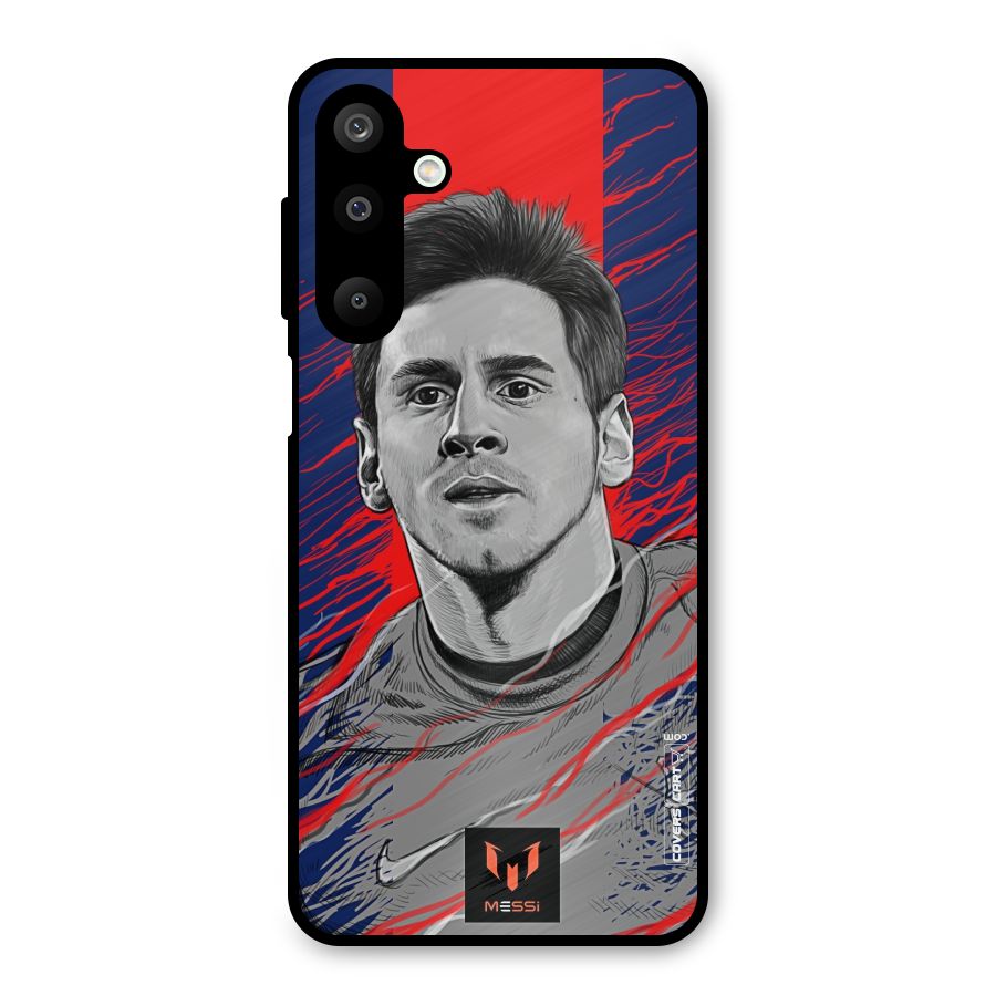 Messi For FCB Metal Back Case for Galaxy M16