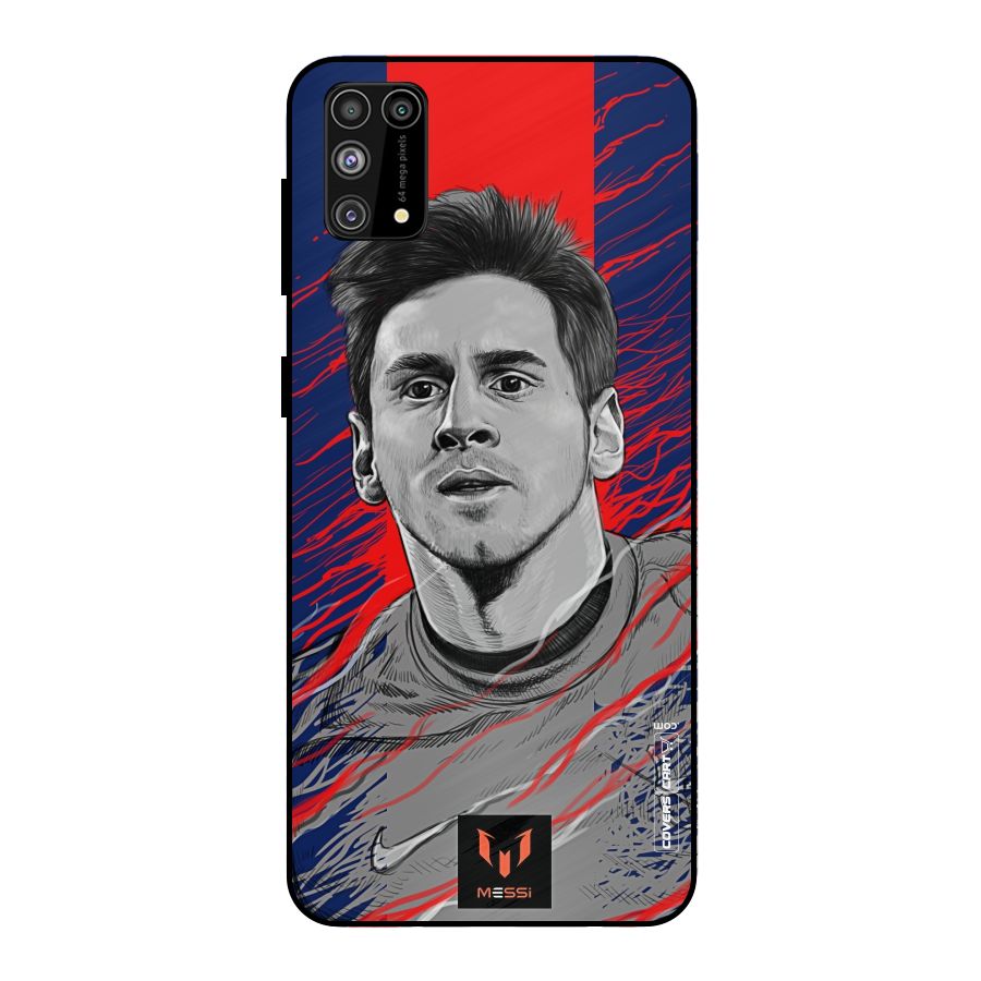 Messi For FCB Metal Back Case for Galaxy M31