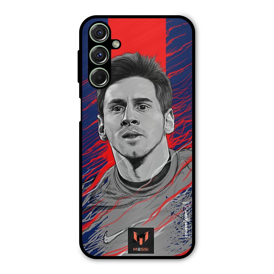 Messi For FCB Metal Back Case for Galaxy M34