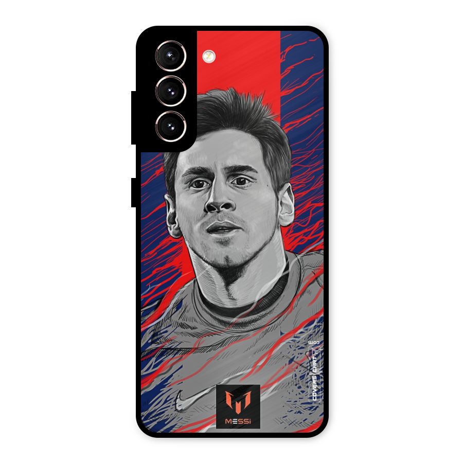 Messi For FCB Metal Back Case for Galaxy S21 5G